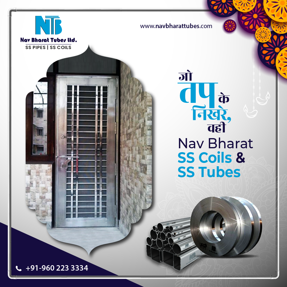 Stainless Steel Pipe Applications Nav Bharat Tubes Ltd Jaipur Stainless Steel Industry